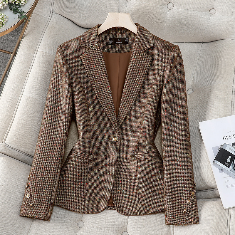 Women Formal Wear Coat - 오피스 레이디 블레이저 여성 재킷 긴
