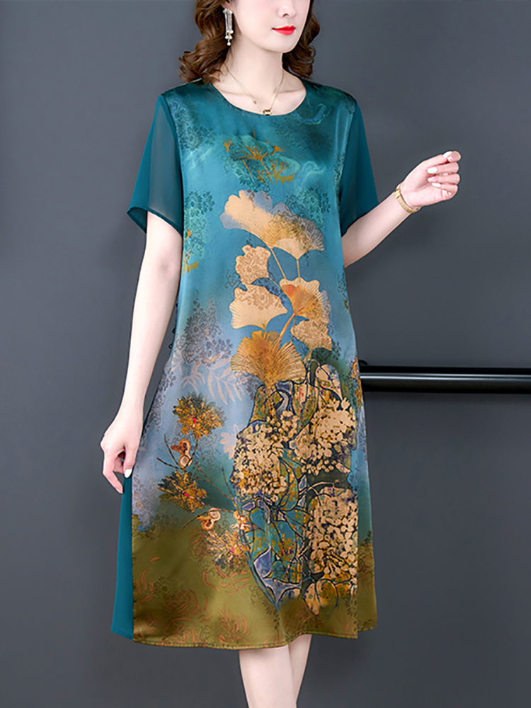 Women'S Red Formal Wear - 2024 레드 실크 꽃무늬 럭셔리 웨딩