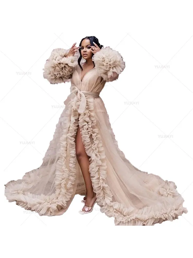 신부 댄스 파티 드레스 여성을위한 푹신한 얇은 명주 그 - Women'S Formal Wear Wedding 리뷰 및 가격