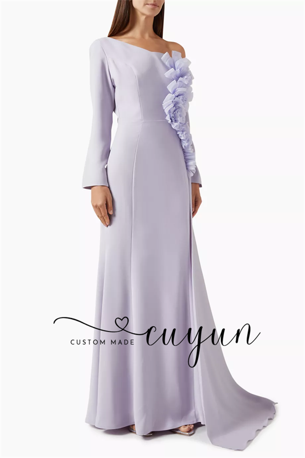 CUYUN 맞춤형 원숄더 우아한 정장 이브닝 드레스 수 - Women'S Formal Dinner Wear 리뷰 및 가격