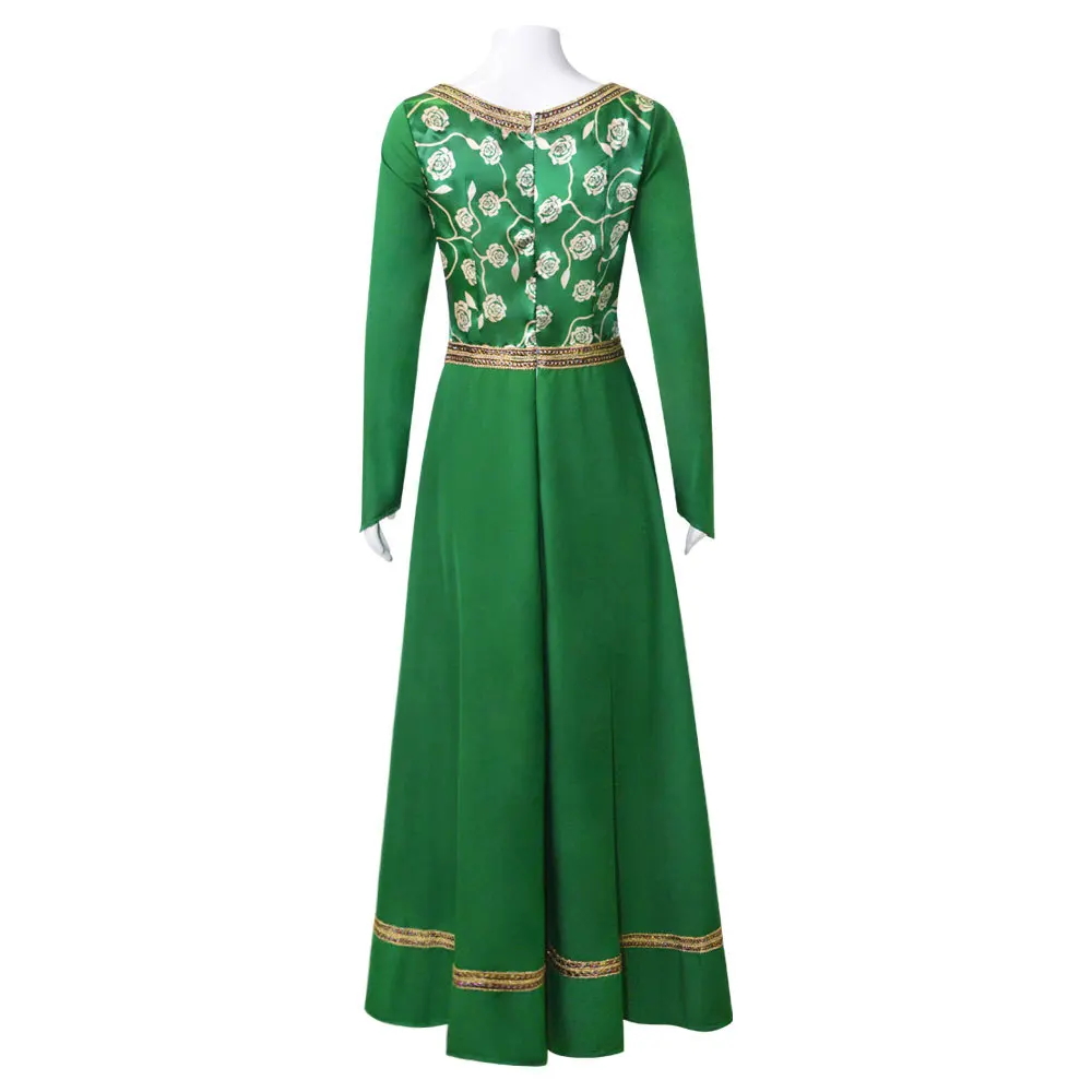 영화 괴물 공주 피오나 코스프레 여성 의상 레트로 그린 - Women'S Green Formal Wear 리뷰 및 가격