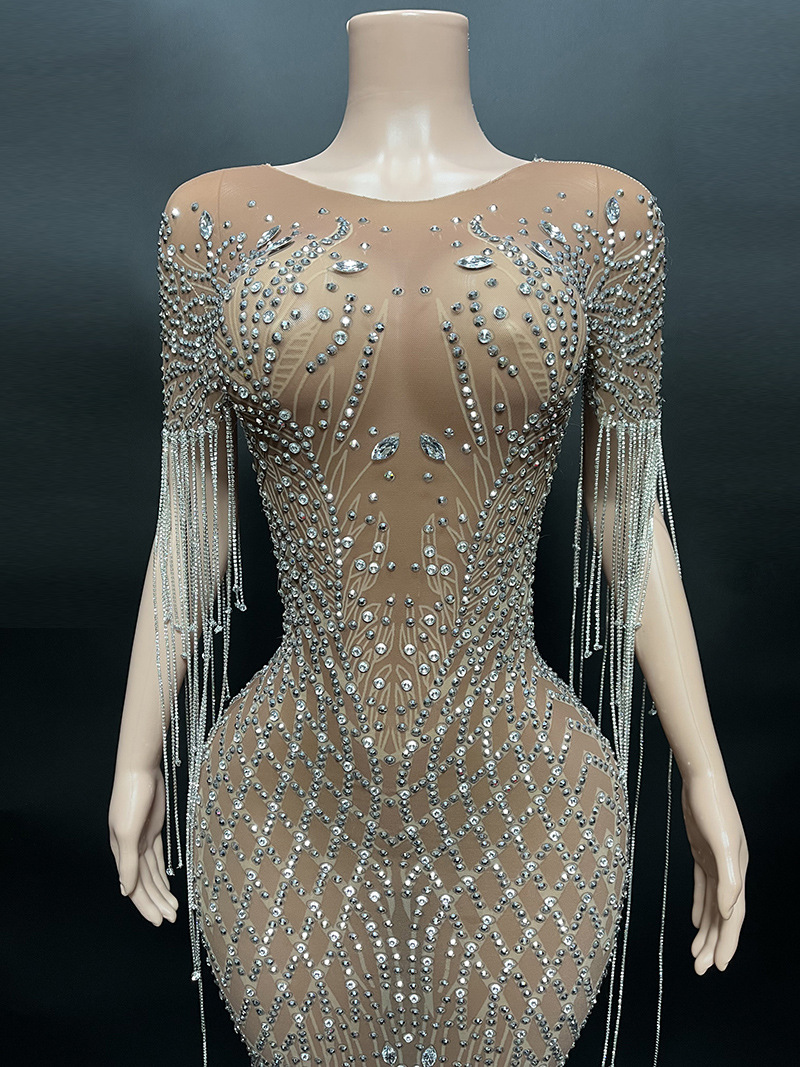 여성을위한 럭셔리 크리스탈 인어 이브닝 가운 섹시한 긴 - Women'S Formal Wear Wedding 리뷰 및 가격