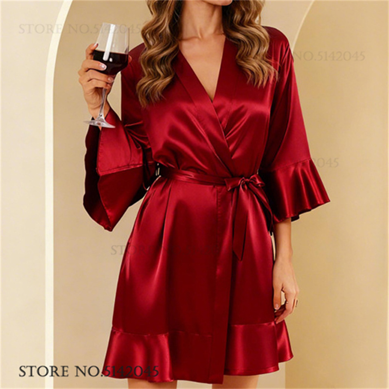 실크 새틴 화이트 웨딩 가운 드레스 섹시한 신부 잠옷  - Women'S Formal Wear Wedding 리뷰 및 가격